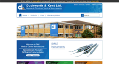 Desktop Screenshot of duckworth-and-kent.com