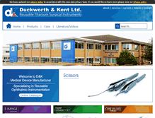 Tablet Screenshot of duckworth-and-kent.com